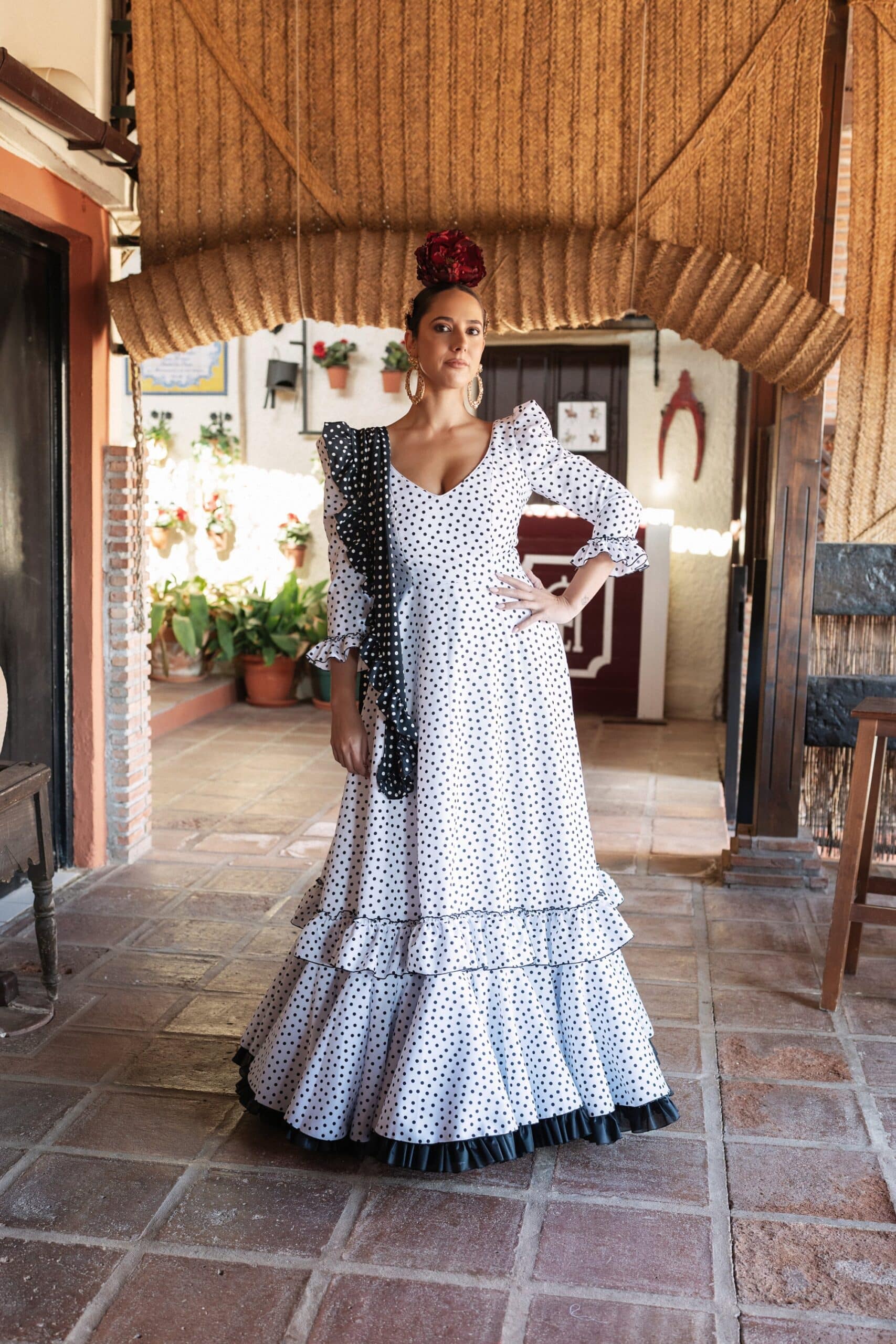 1000581641-scaled-1 Traje de flamenca Modelo Marisma - Image 1