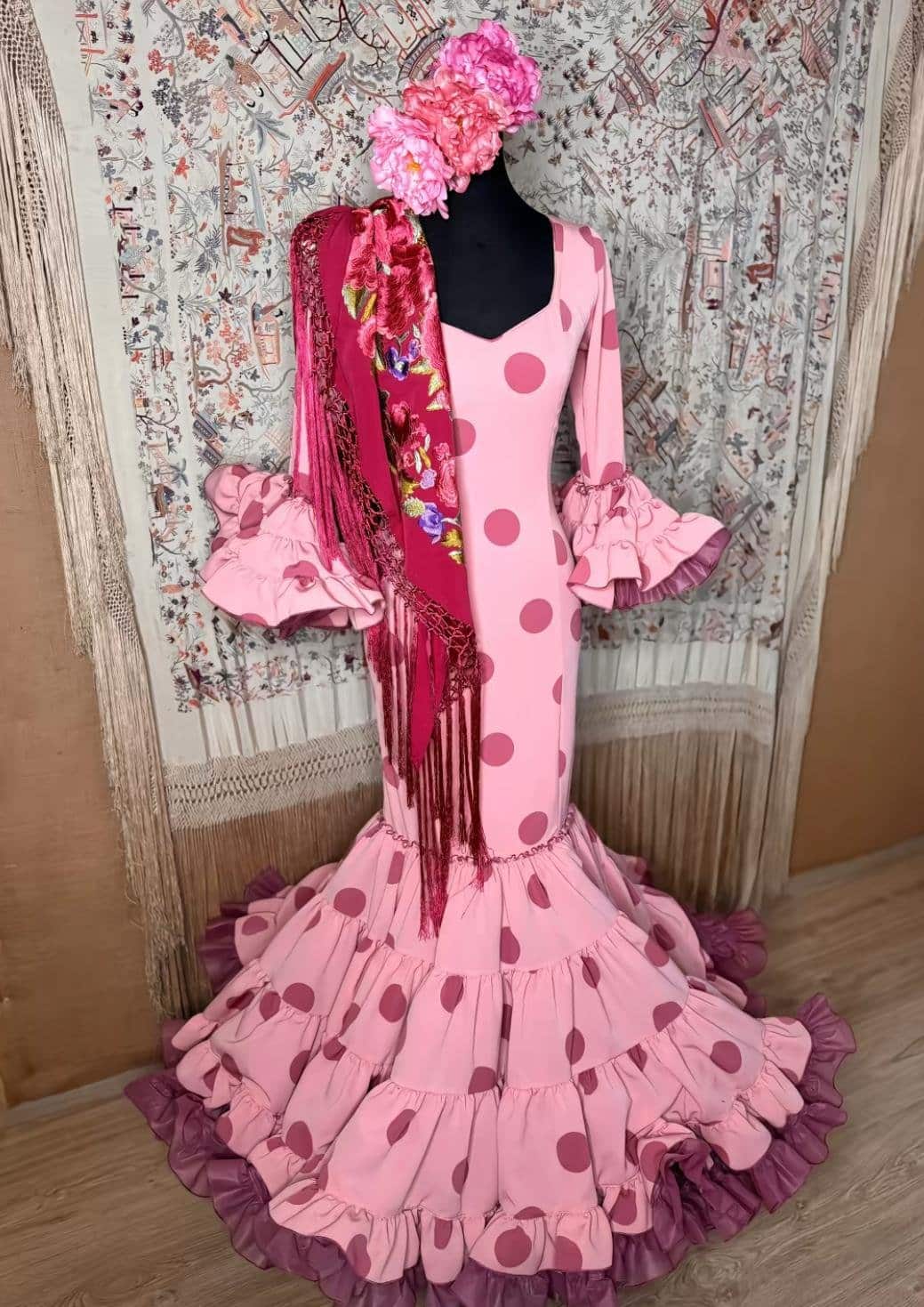 1000686549 Traje de Flamenca Modelo Taranta - Image 1