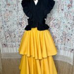 CONJUNTO DE FALDA PARA ROMERIA MODELO LUNARES