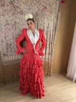 Traje de gitana modelo Geranio