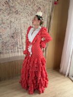 Traje de gitana modelo Geranio - Image 2