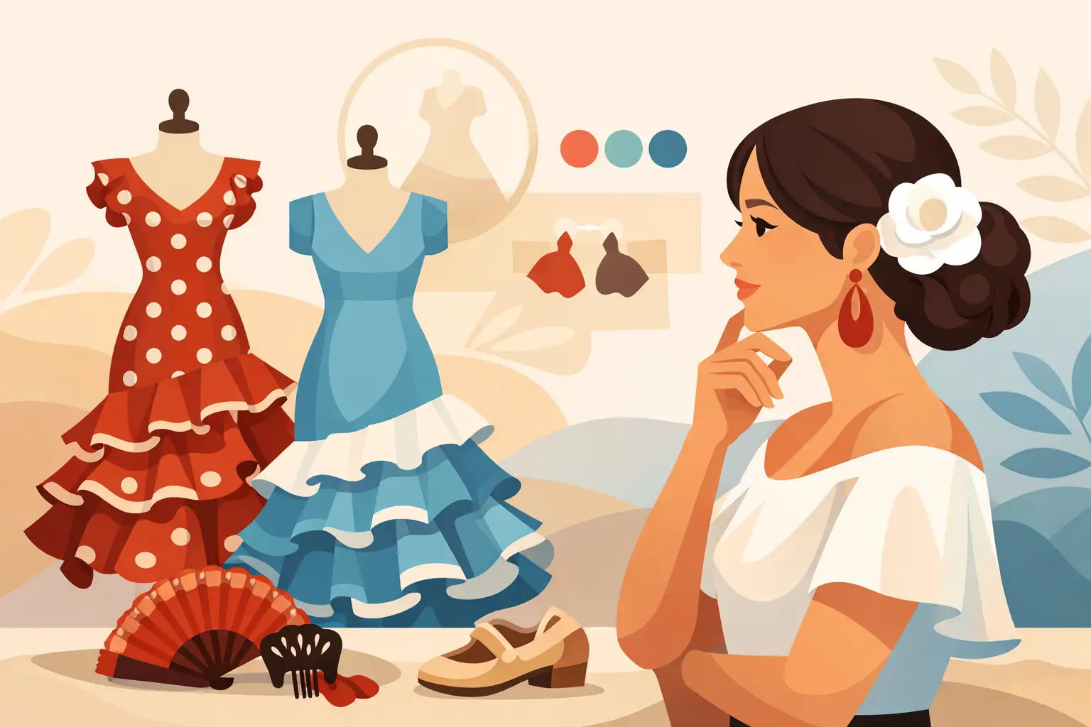 Bata rociera para mujer: cómo elegirla bien