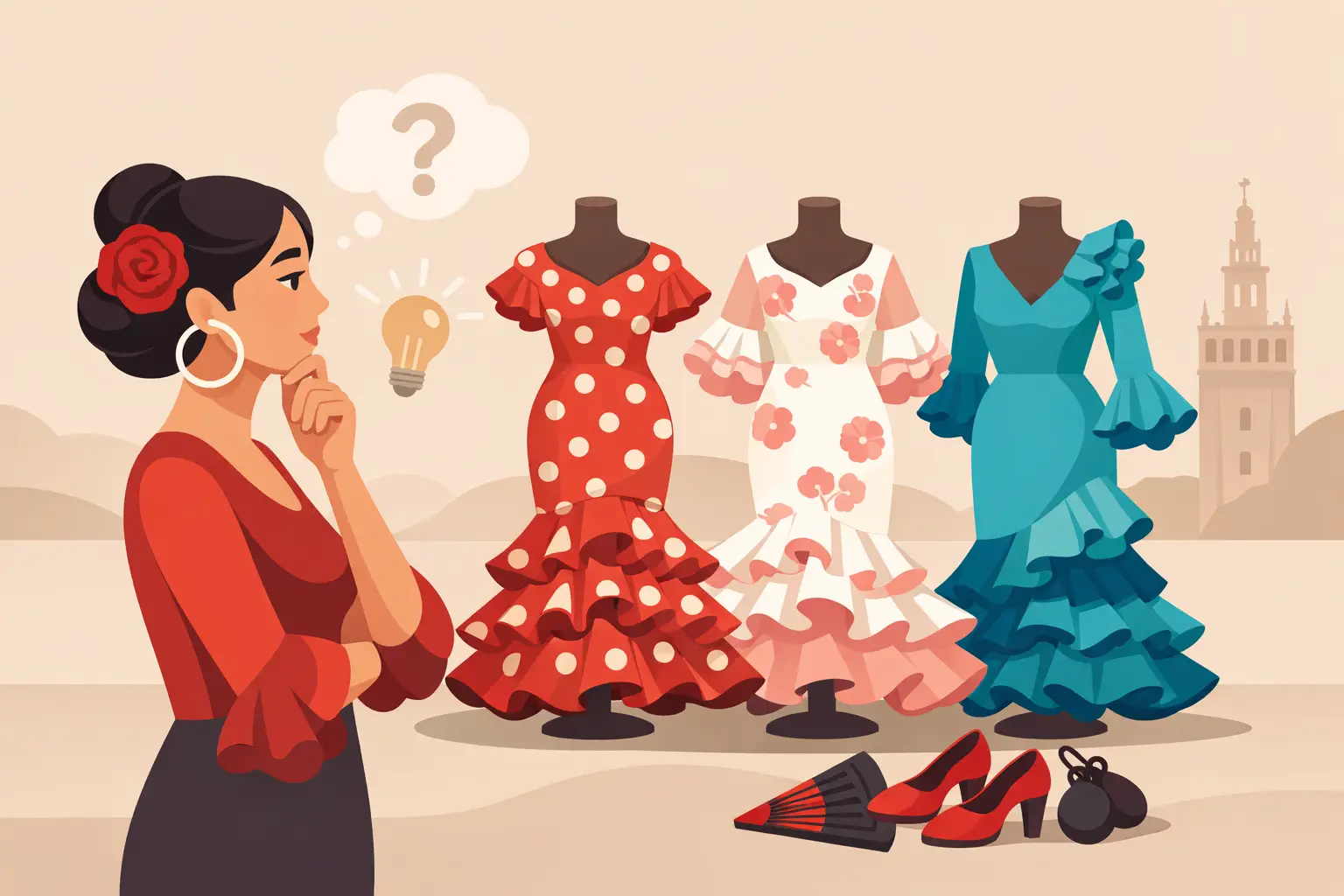 Cómo elegir traje flamenca sin equivocarte