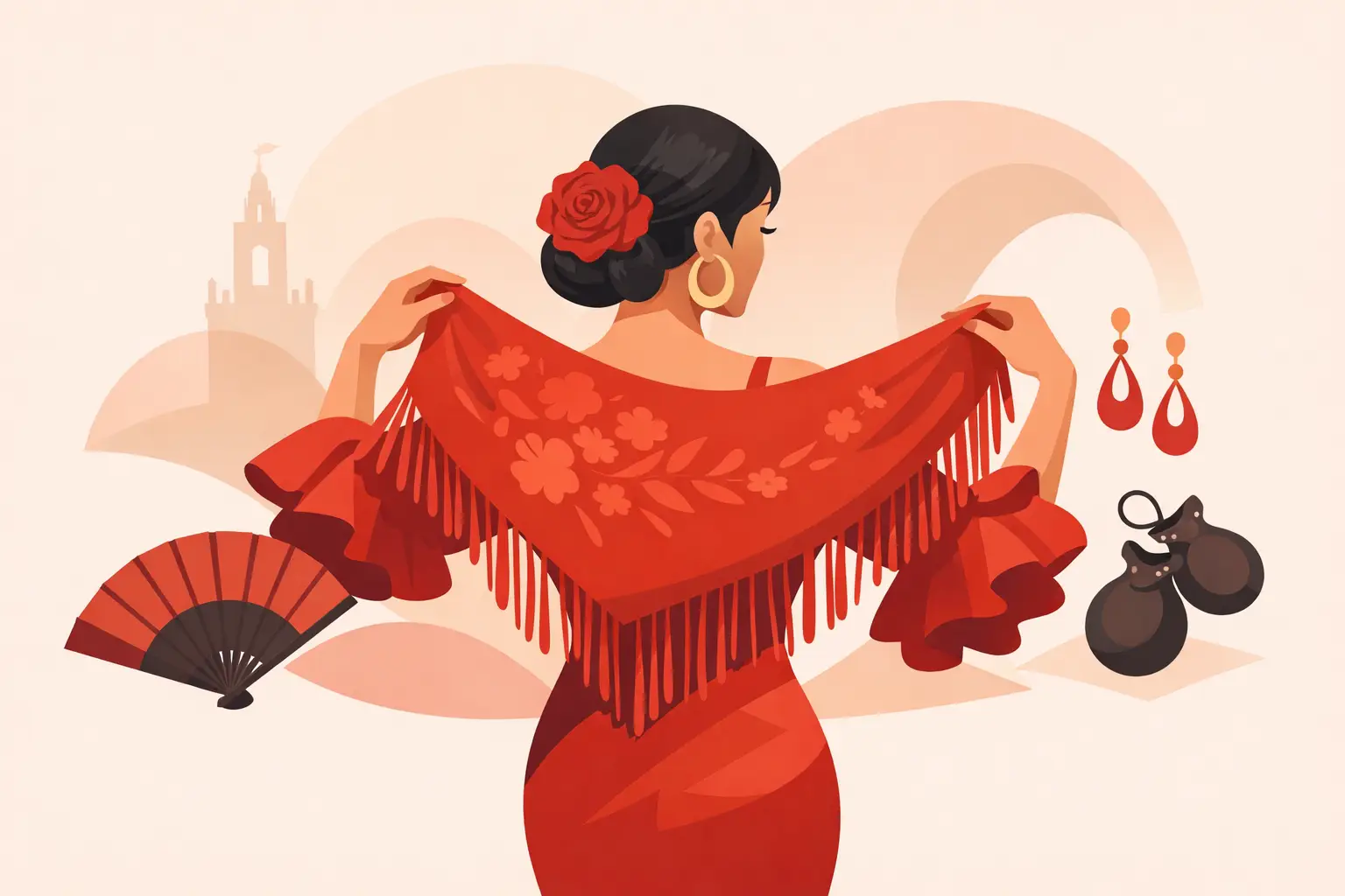 Flamenco shawl outfit guide: cómo acertar
