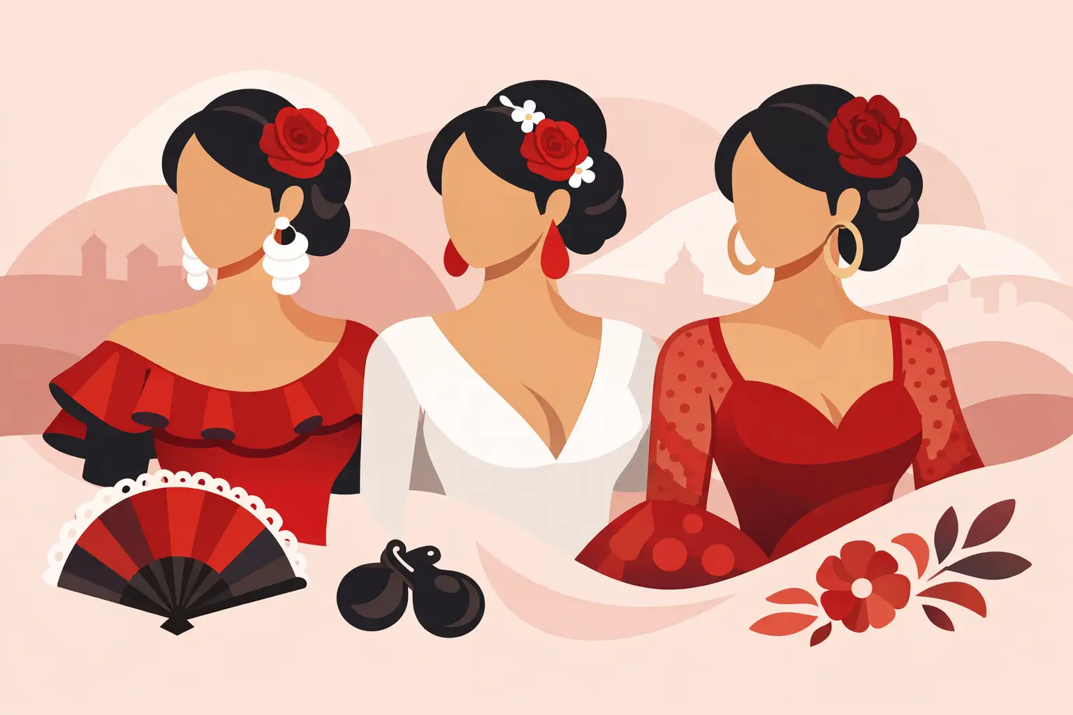 Los mejores escotes para traje de flamenca