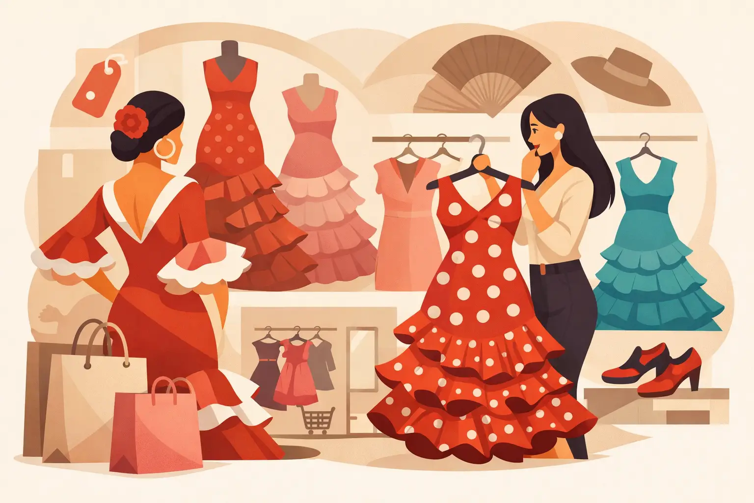 Outlet de trajes de flamenca mujer: cómo elegir