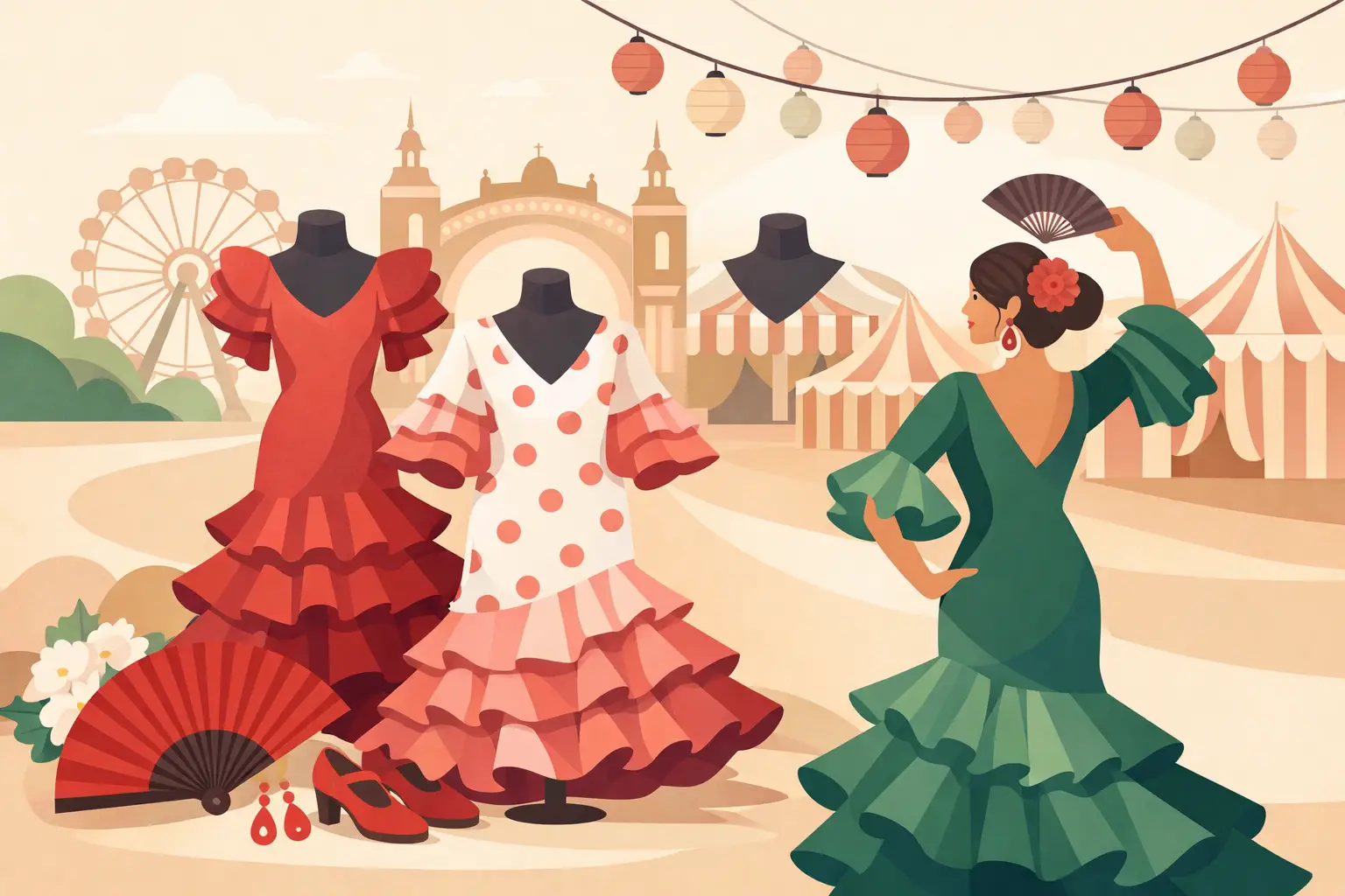 Colección flamenca nueva temporada para feria