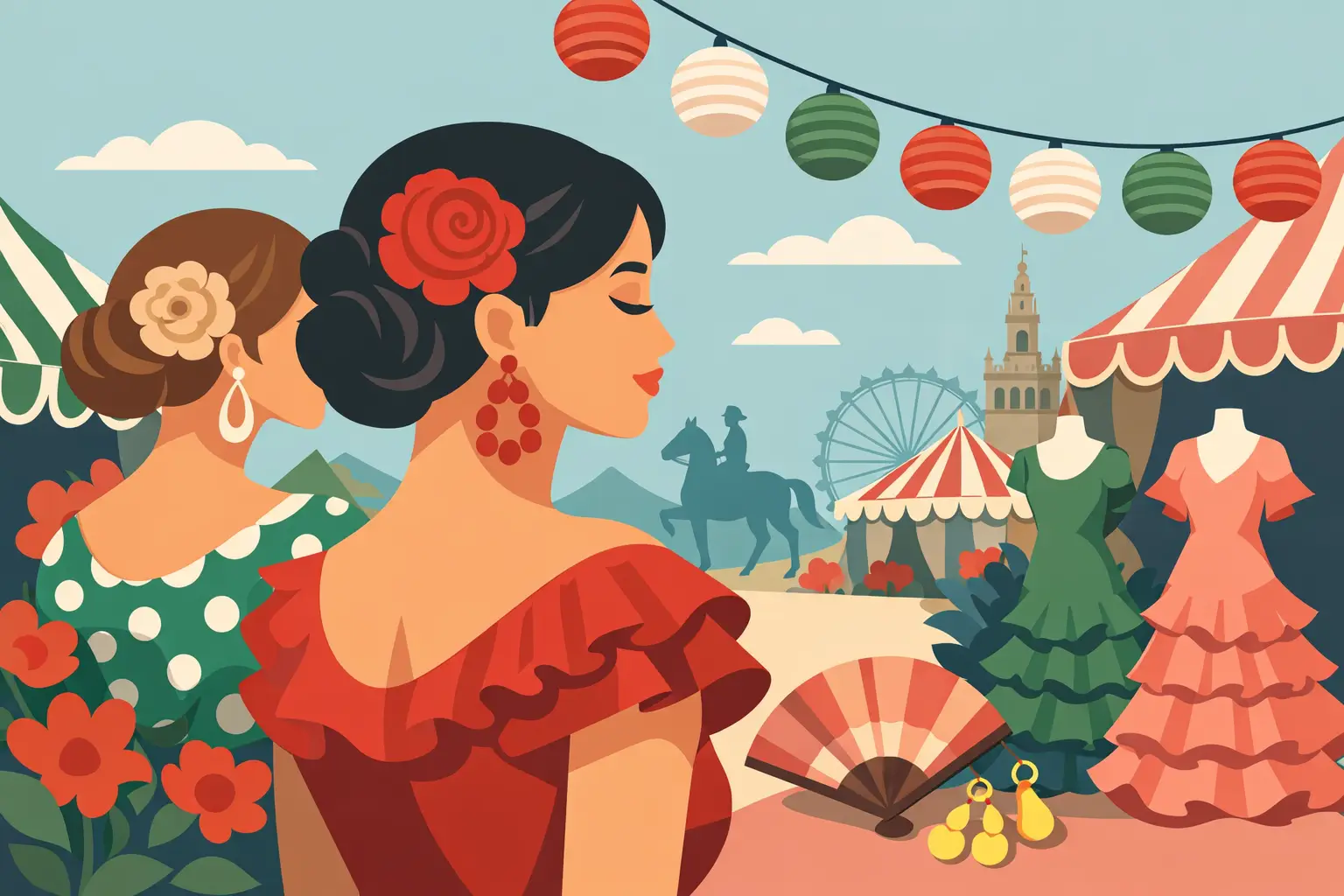 Colores favorecedores para la Feria de Abril