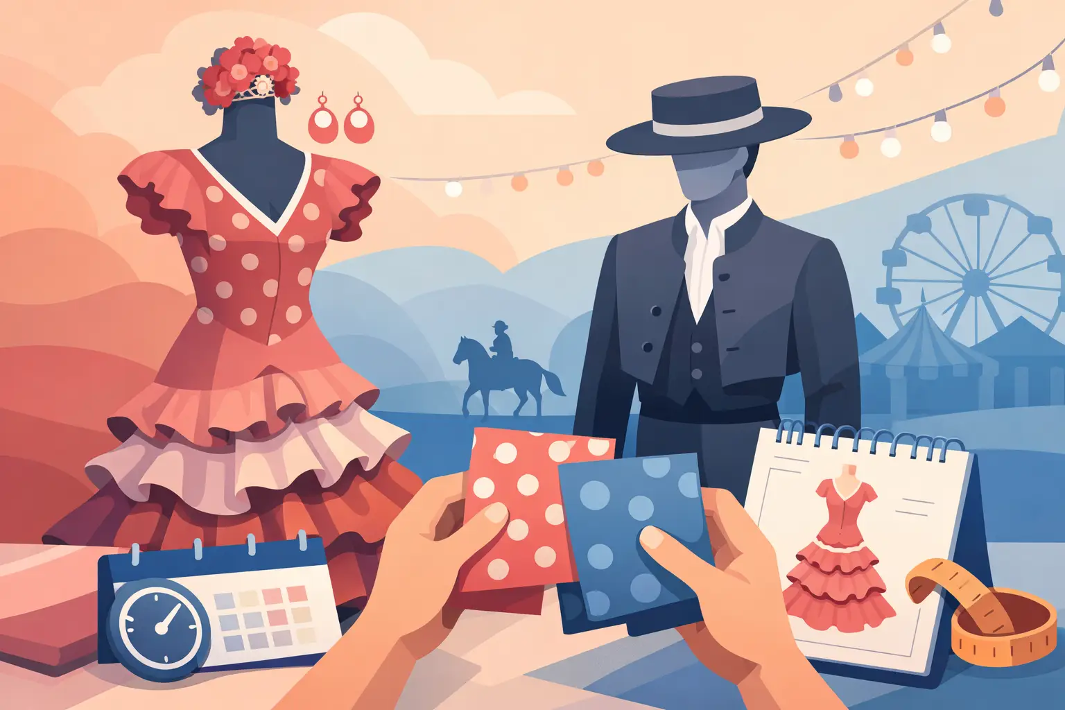 Cuándo encargar traje de feria y acertar