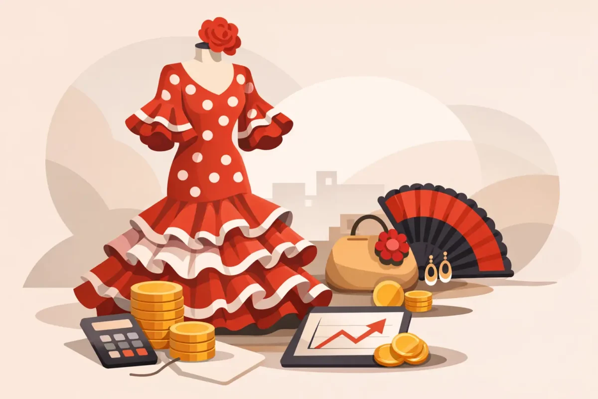 Cuánto cuesta un traje de flamenca artesanal