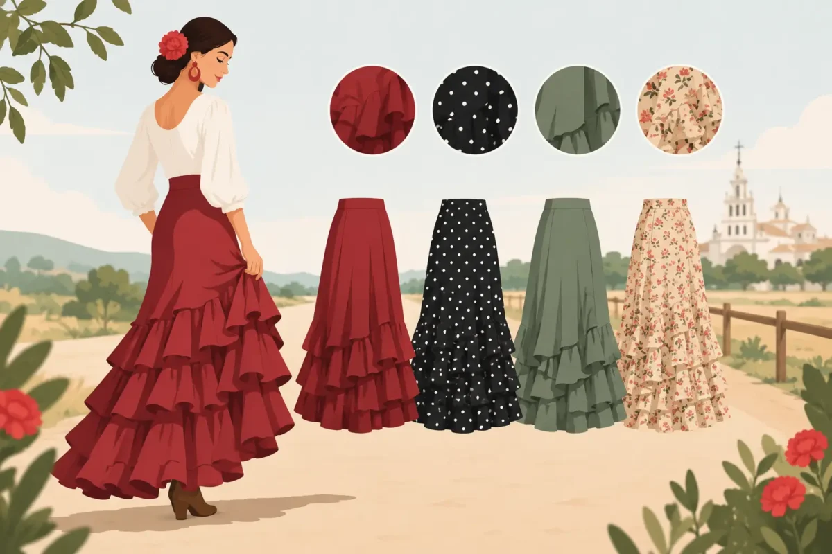 Falda rociera para camino: cómo elegir la tuya